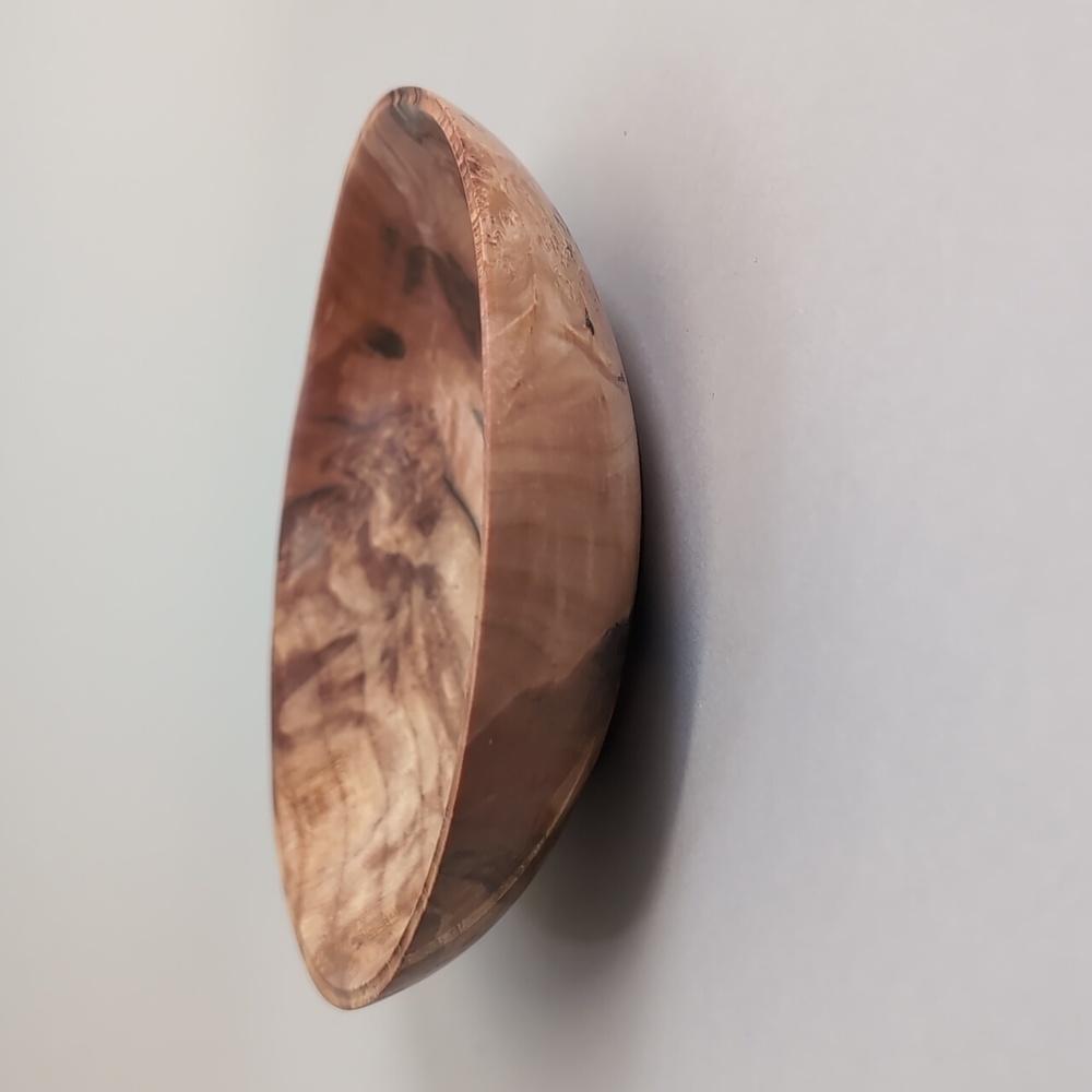 Alan Adler maple bowl (2018) fine art craft piece 6" Diameter - Picture 4 of 9